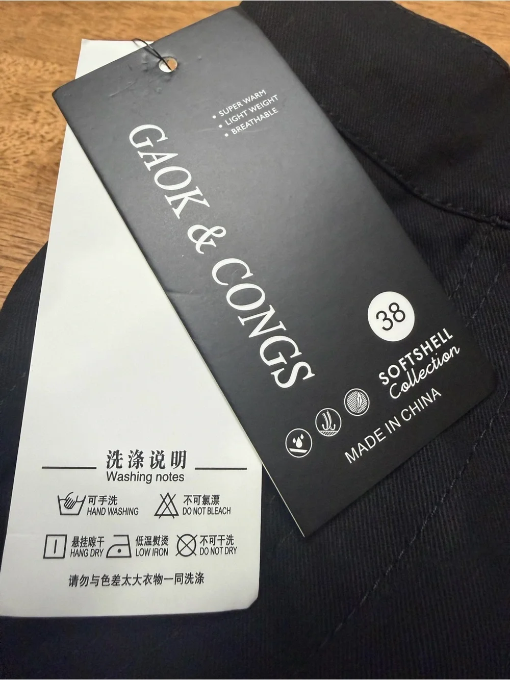 Gaok & Congs versatile black